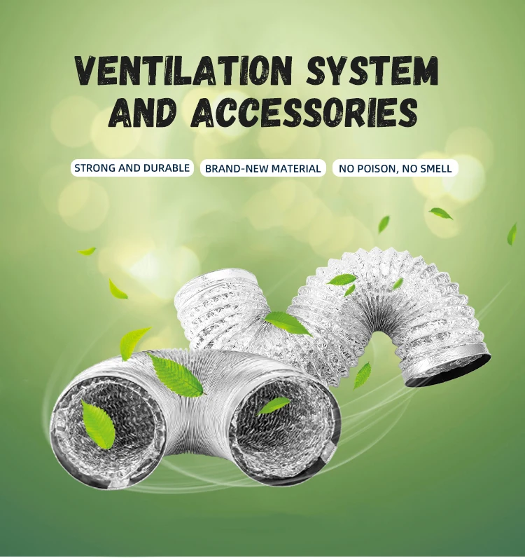 Home Hvac Systems, 8inch, Aluminum foil, Ventilation - detail 2