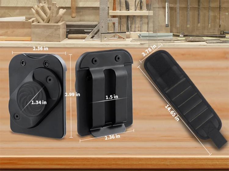 Heavy Duty Magnetic Tool Organizer with Belt Clip,Adjustable Tool Holster, Wrench,Screwdriver,and Drill Bits-Durable Tool