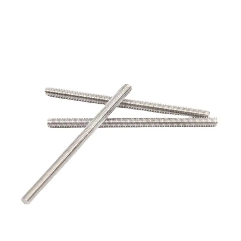 For Malaxy High Precision Din975 Din976 Galvanized M5 Acme Threaded Rod Bar Stainless Steel Black Zinc Finish Metric Measurement