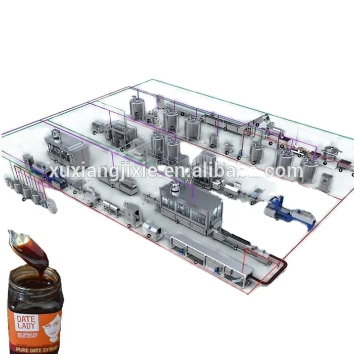 Fruit Dates Syrup Processing Machine Production Machine Line Dates Syrup Making Machine