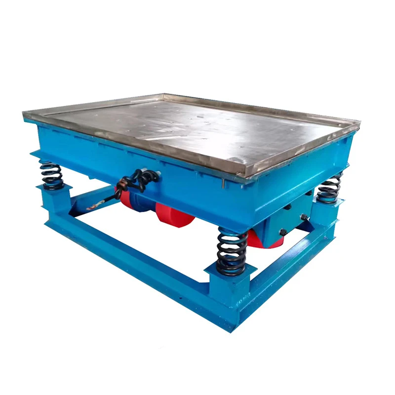 High Efficiency Vibrating Table Concrete Moulds Making Vibration Table