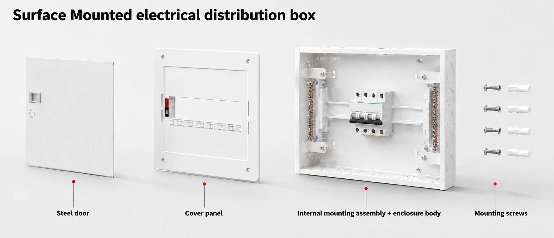 20 Way Distribution Board Specifications Technical specifications and dimensions of 20 way distribution board