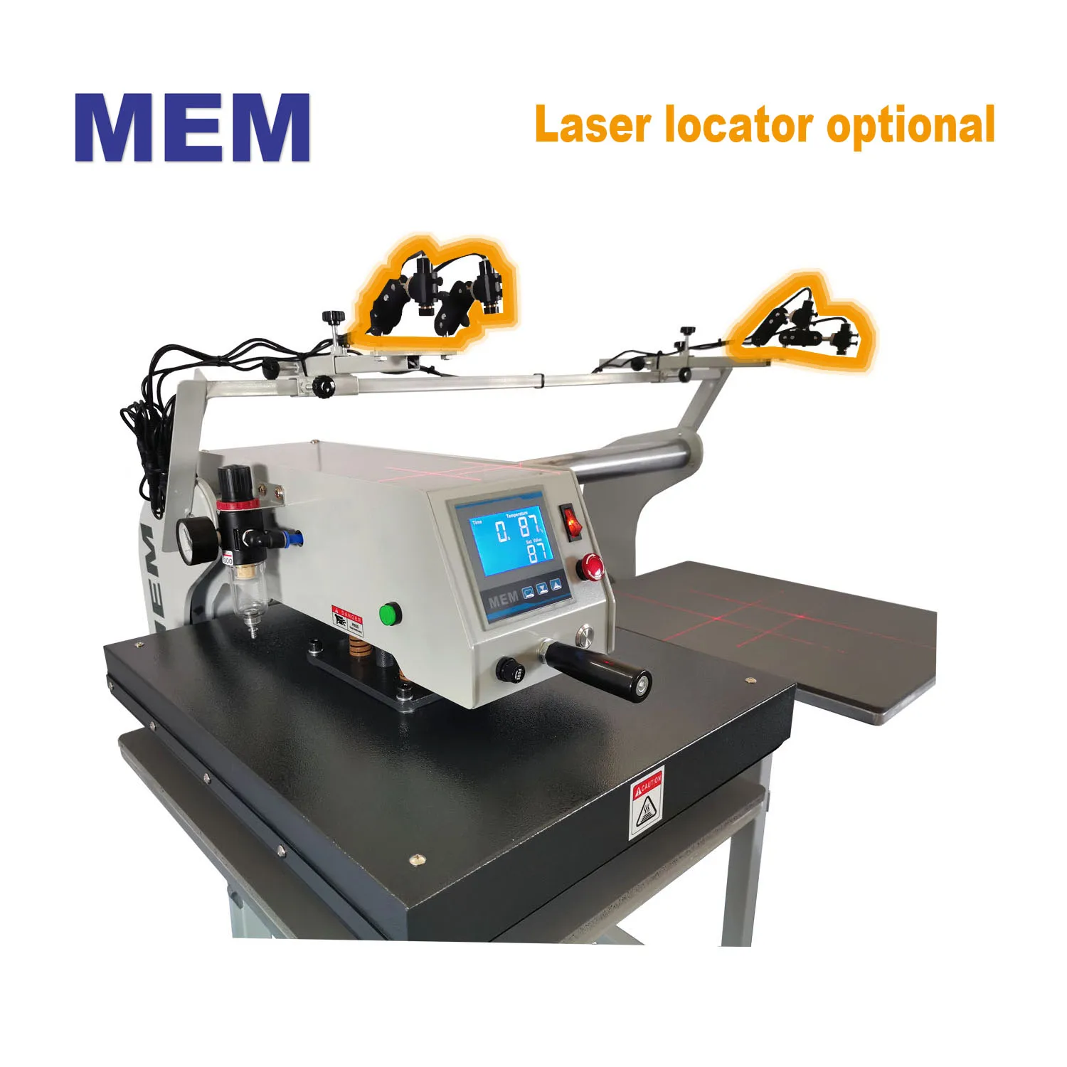 TQ 4050 MEM Graphic Print Automatic Manual Heat Press Machine Dual Heat Plate Pneumatic Heat Transfer Machine for T Shits Press