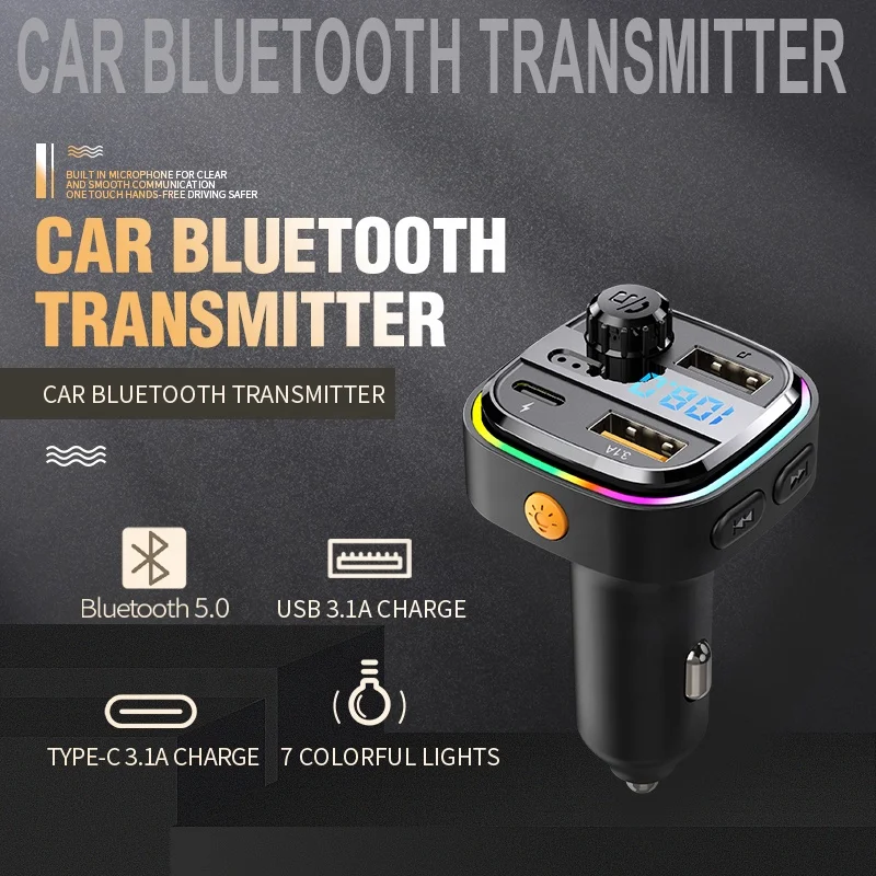 bluetooth fm transmitter mp3 player handsfree
