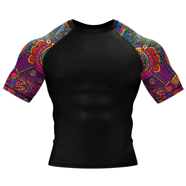 Tontons SPORTSWEAR Men Roman Mma Rash Guard Custom logo No Gi Grappling ...