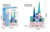 Pink castle-645 building blocks-color box packaging
