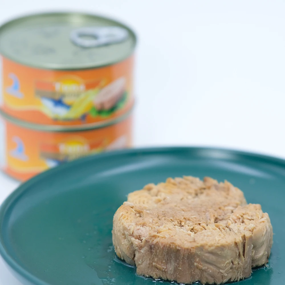 HALAL Approved Zoncom Canned Tuna in Oil Pacific Ocean Whole Fish Preserved From China