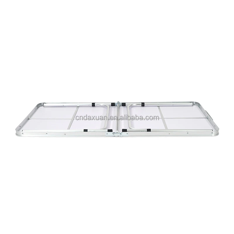 Oeytree Modern Aluminum Table with Customized Metal Folding Legs Wholesale Rectangular Folding Table for Outdoor Events