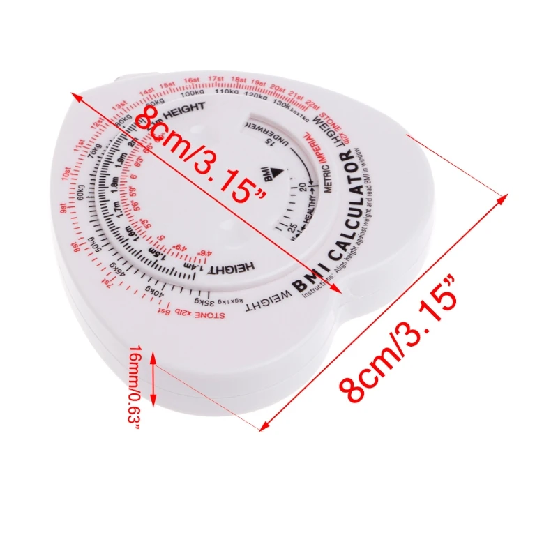 Indice de Masse Corporelle cadeau personnalisé Medical Instruments de mesure  (IMC) -016 - Chine Instruments de mesure, ruban à mesurer