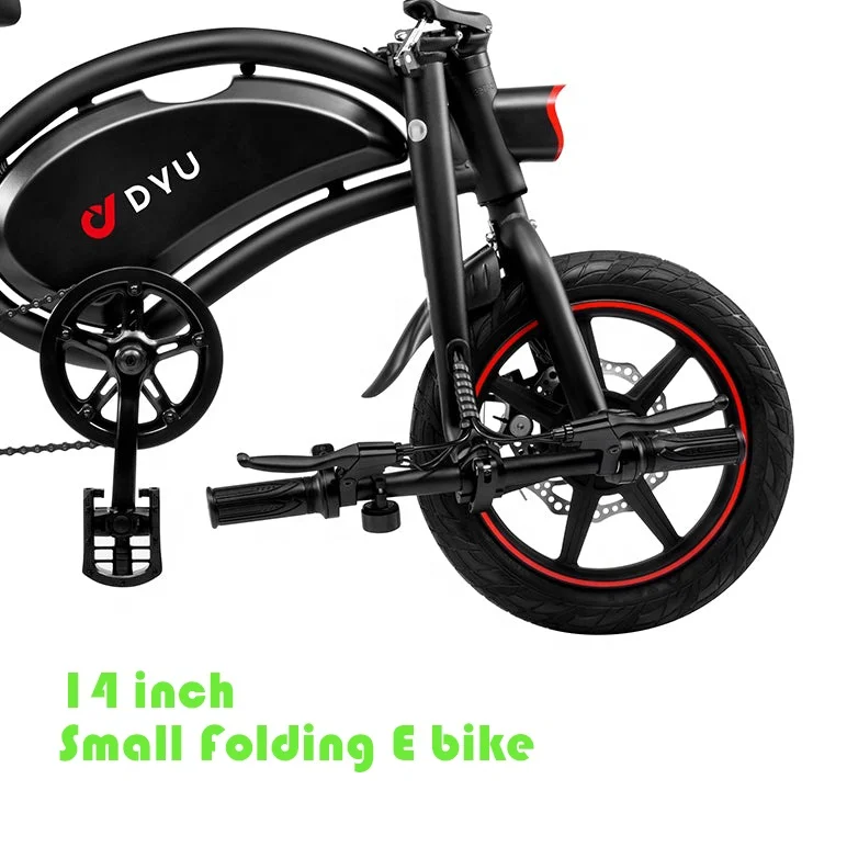 Dyu Bicicletta Da 14 Dyu D3F 14 Pollici Pieghevole Economico Mini