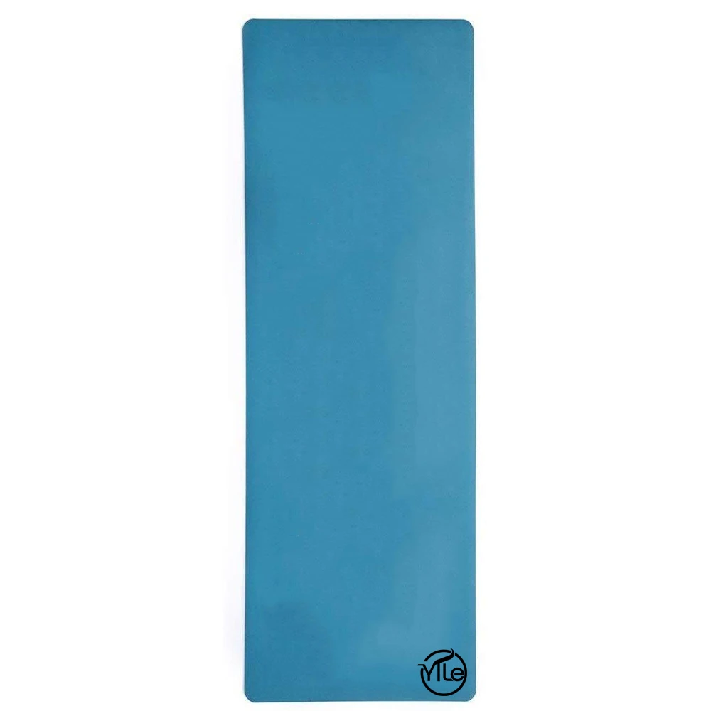 Waterproof anti slip non toxic eco printing yoga pu mat with laser logo