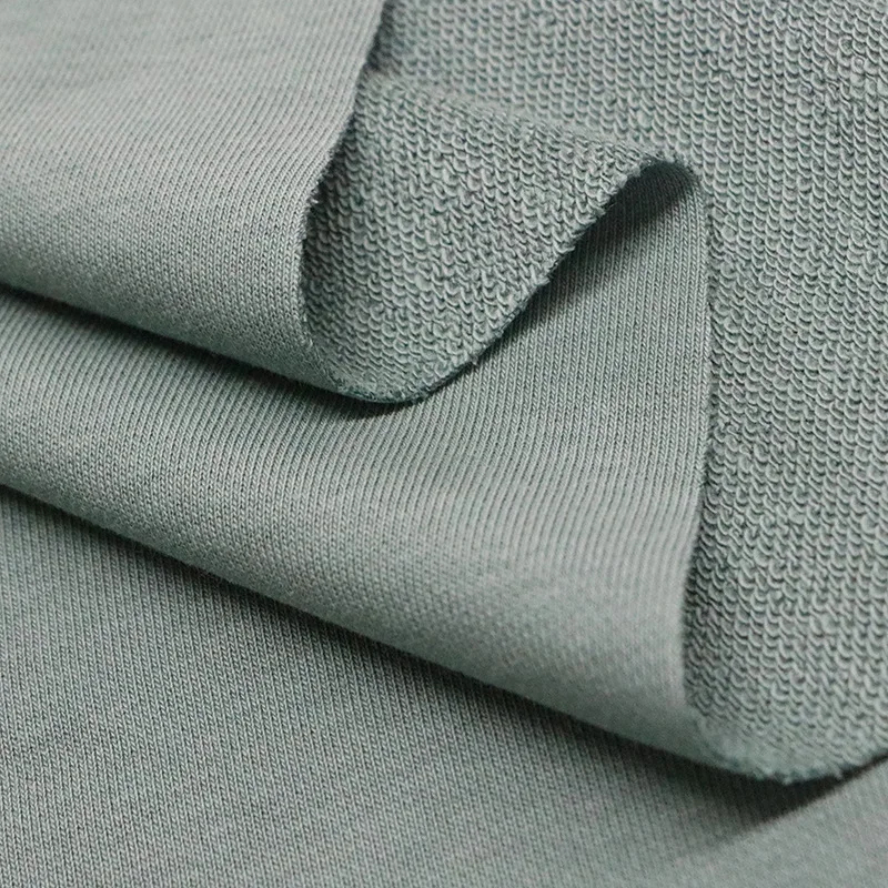 Оптовая продажа, махровая ткань из лиоцелла, сертификаты oeko, толстовки из органической бамбуковой конопляной махровой ткани, французский махровый логотип