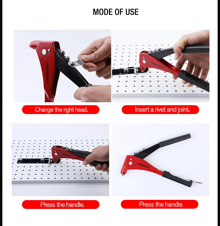 Pop Rivet Gun Hand Tool 10.5'' Riveting Machine Hand Press Rivet Gun Buy Pop Rivet Gun,Hand