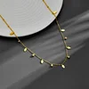 Gold with palm necklace