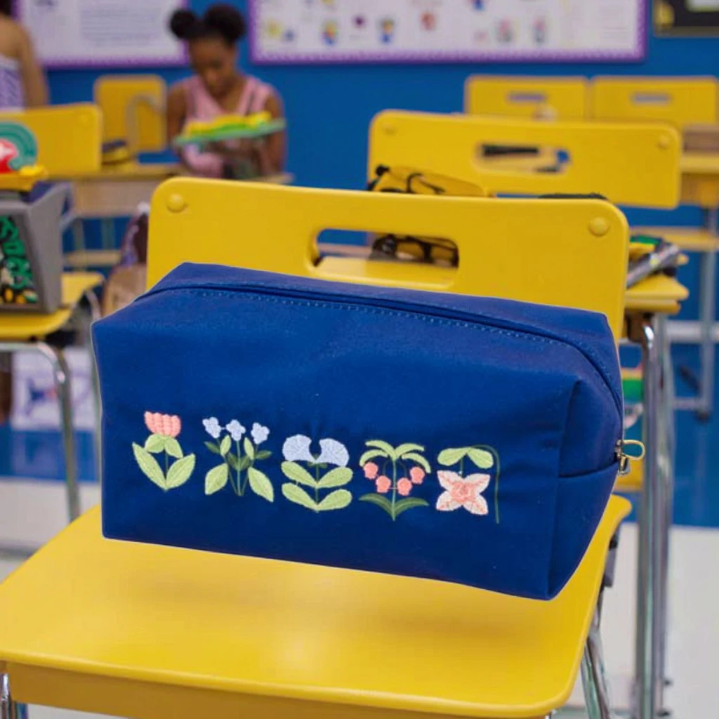 Large Capacity Recycled Fabric Pencil Case Practical and Eco-Friendly Pencil Bags