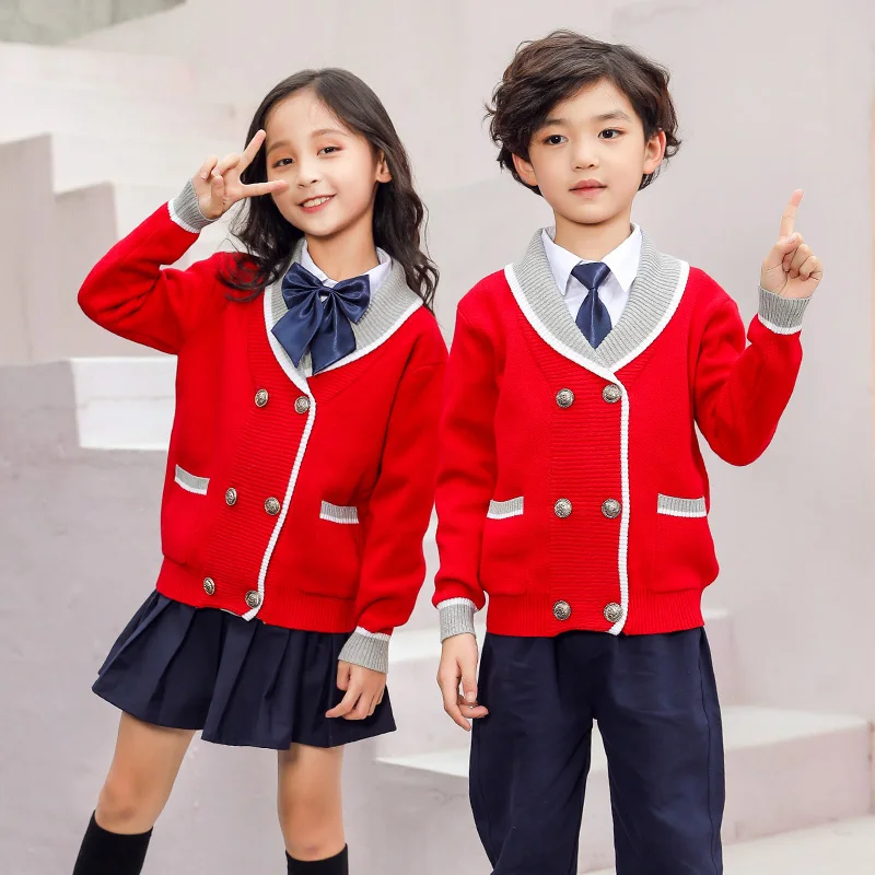 Free Primary School Uniform Samples New Design Customized Primary School Uniform