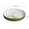 Vert, plat profond de 30 cm