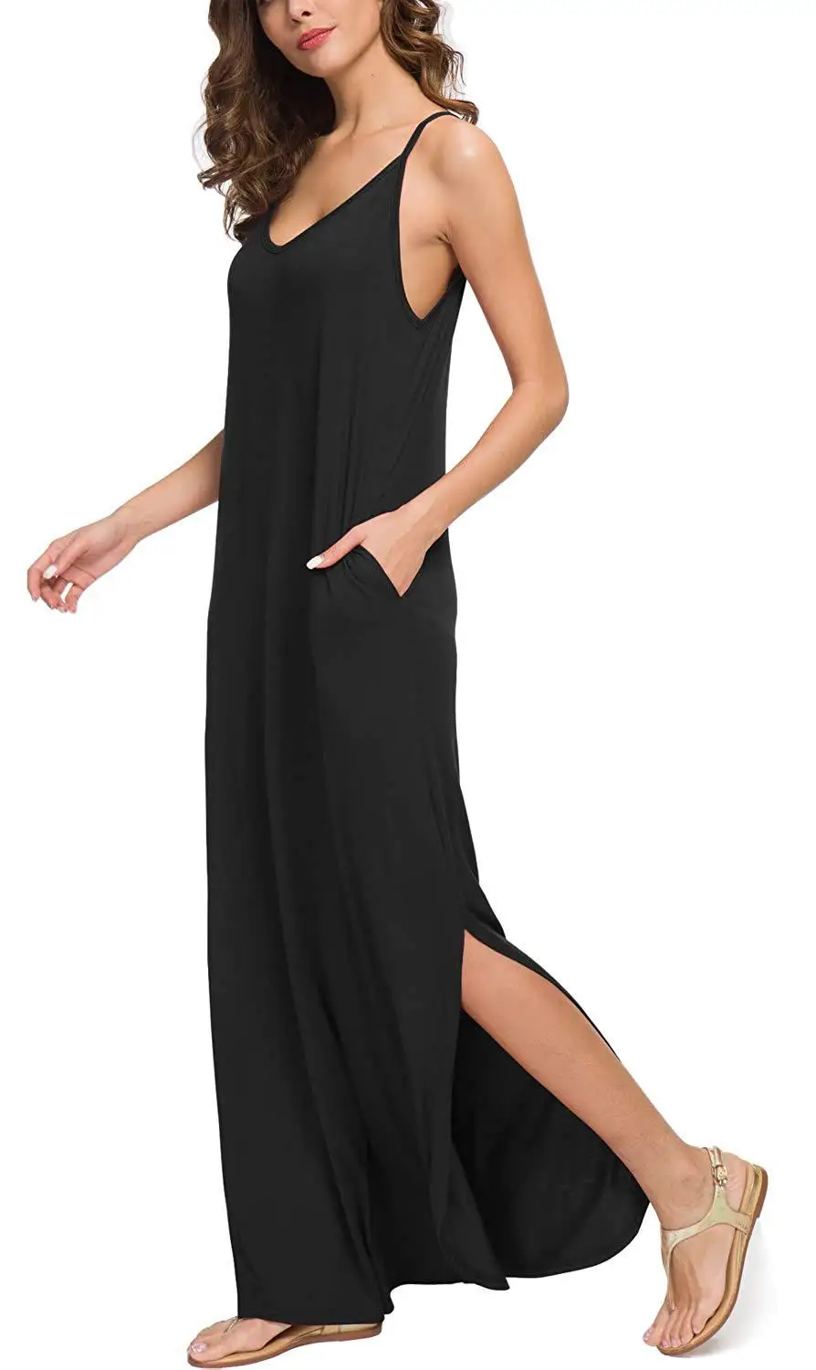 maxi camisole dress