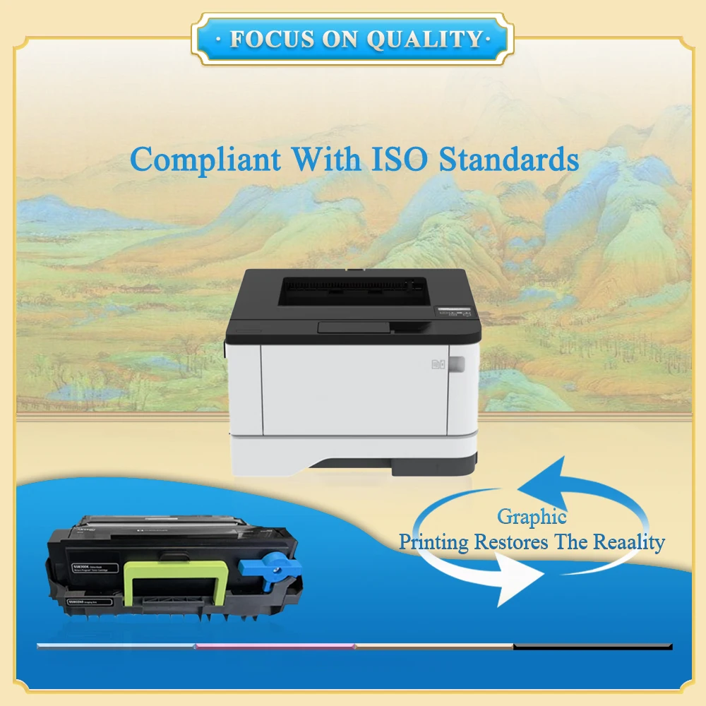 HITEK Compatible 55B1H00 55B2H00 55B3H00 55B4H00 55B5H00 Toner for Lexmark MS331 MX331 MX431 MS431 MX432 Printer Toner Cartridge