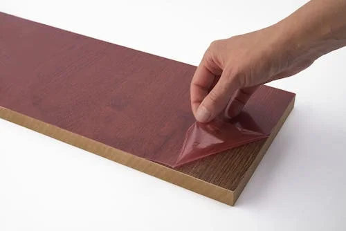 Good Weatherability PE Protective Film for Melamine MDF White Board 50cm Width Soft Hardness Blow Molding No Glue Residue