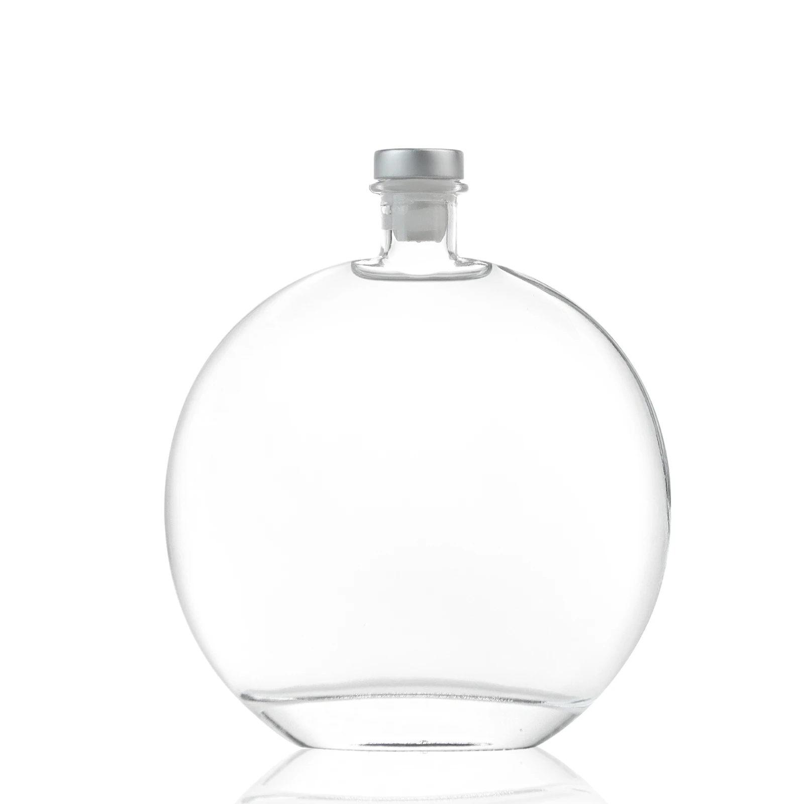 Flache Klare Whisky Getränk Wein 500ml Glasflaschen für Spirituosen im Großhandel