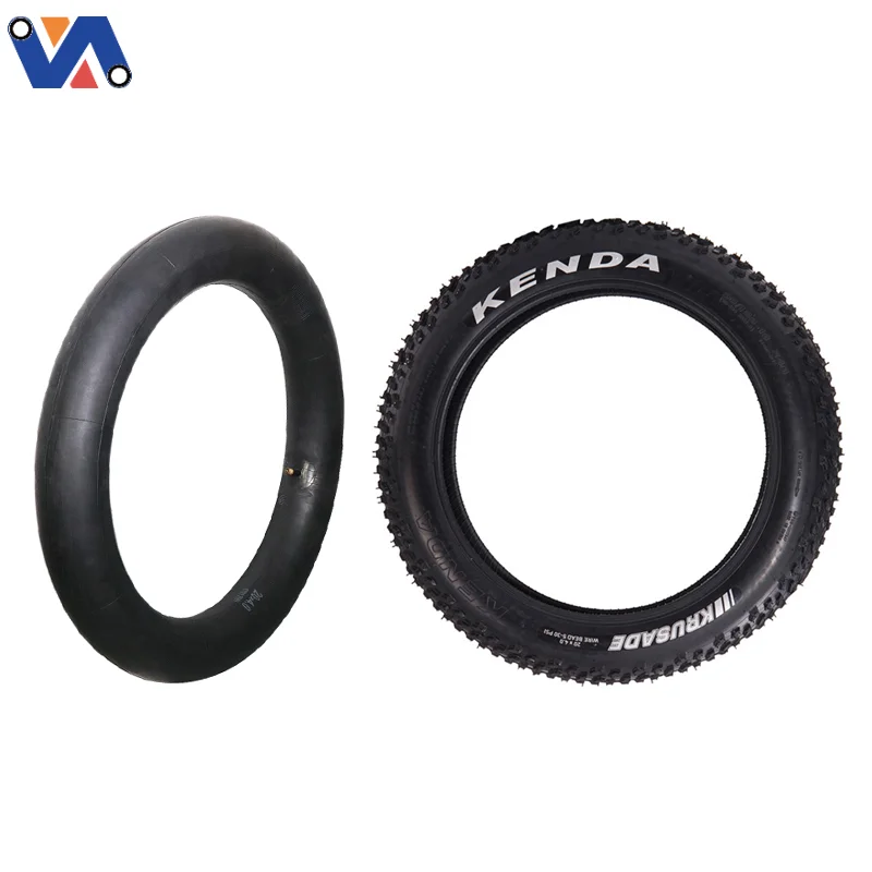New Image Ebike Kenda 20 Inch Compatible With 20 X 4.0 Electric Mountain Bike Outer Tyre Inner