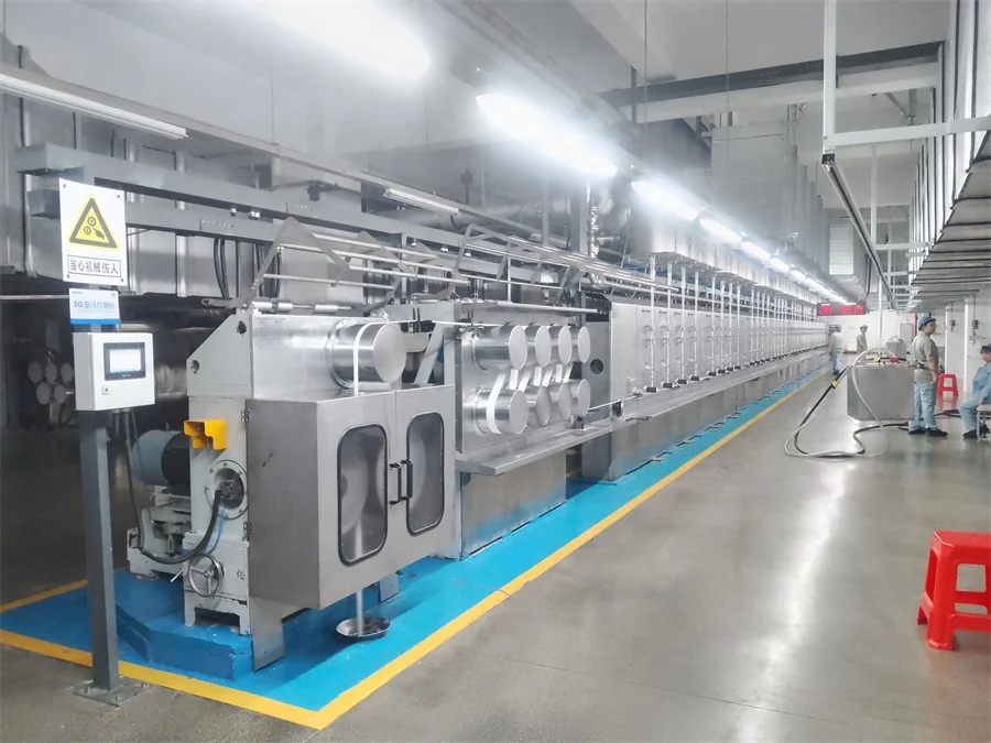 Polyester Acrylic Fiber Making Machines PET Recycling Production Line for Textile Industries