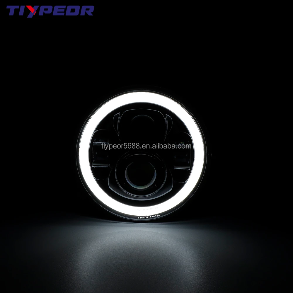product tiypeor dot e mark 7 inch led headlight for land rover defender 90 110 lighting system accessories for motorcycle headlight-7