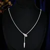 Silver snake necklace