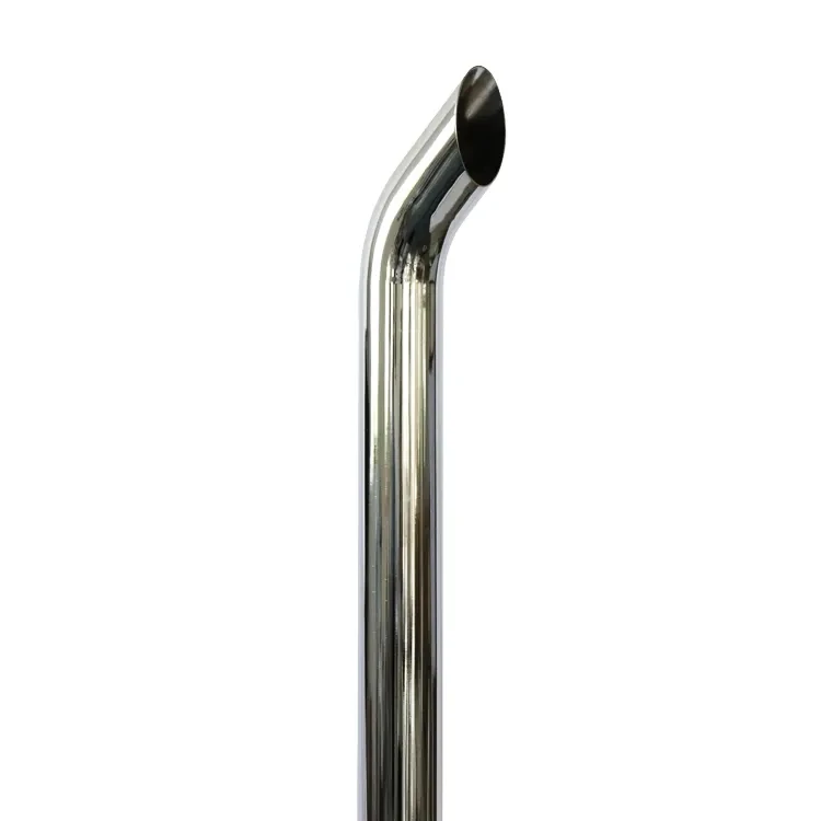 Factory Supply Truck Quality Exhaust Curved Stack 5'' Tuberia Accessories Muffler Tubes