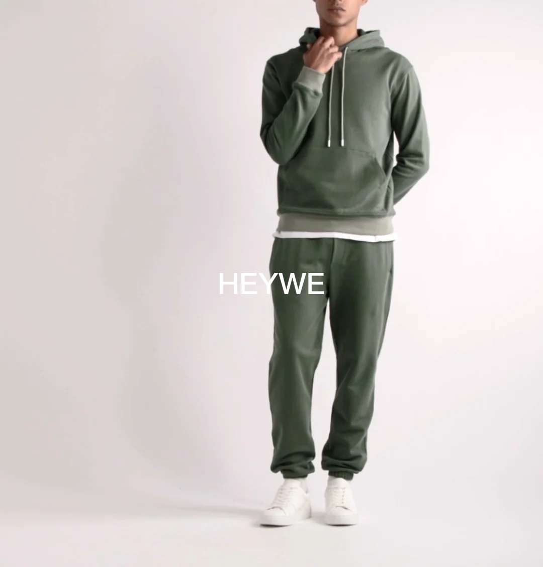 Looser Fit Slimtapered Leg Sweatpants Midrise Style Adjustable At The