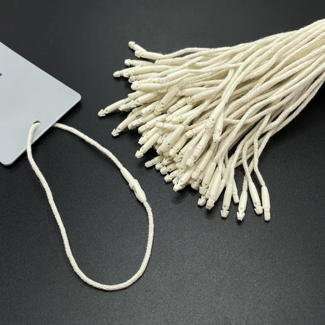 Garment Accessories, Plastic Labels, Tag Ropes, Sealing Ropes, Spring Locks, Bullets, Tag Ropes, Beige Cotton Threads, Tag Ropes