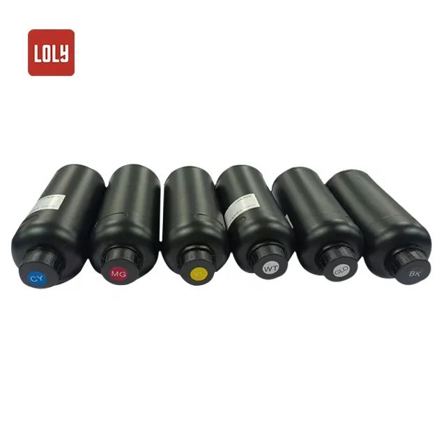 China Factory 1000ML Environmental friendly UV DTF printer oil base Ink  for I3200U1/F1080A1 head UV DTF printing machine