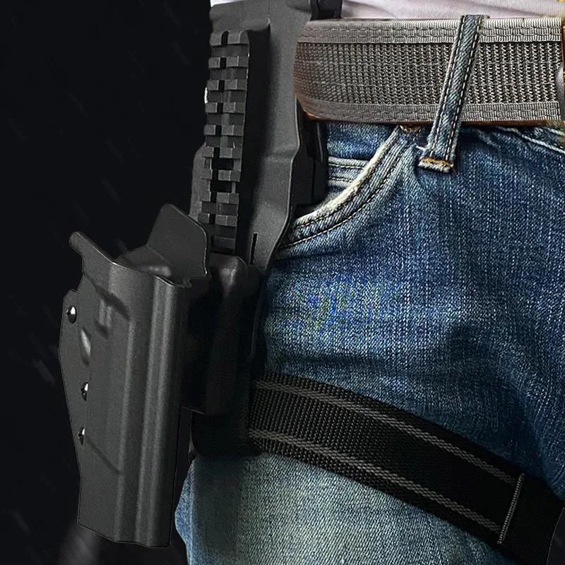 Modular Equipment Tactical Belt Quick-draw Holster Utility Kit Belt for Outdoor Sport Enthusiasts Paintball Games Tactical Belts