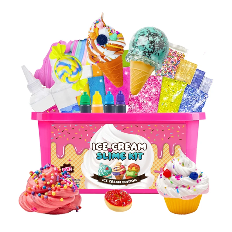 Набор для изготовления слаймов для мороженого