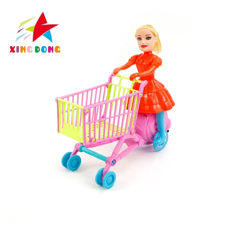 New Pull Line Dolls With Shopping Trolley Kids Pretend Play House Plastic  Toys - Buy Pull Line Cartoon Toys,Pull Line Dolls With Shopping  Trolley,Kids Play House Plastic Toys Product on 