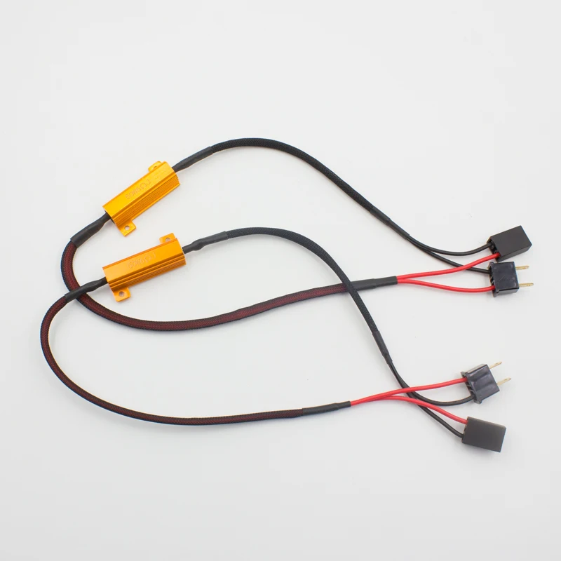 thumbnail interactive-video image 1 of Lush-UK 9006 HB4 LED Canbus Load Resistors (Pair, 50W 6Ohm) - Error Free & Decoder 1 of 6