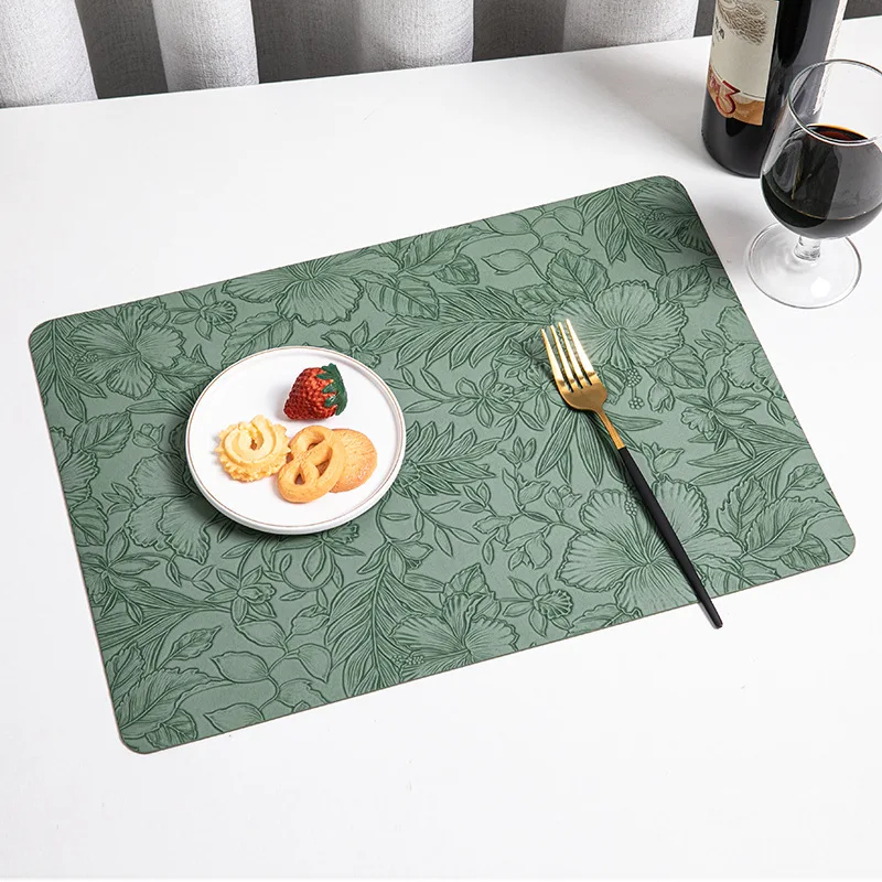 Modern New Style Rectangle Luxury Dining Table Placemats Place Mats for Kitchen