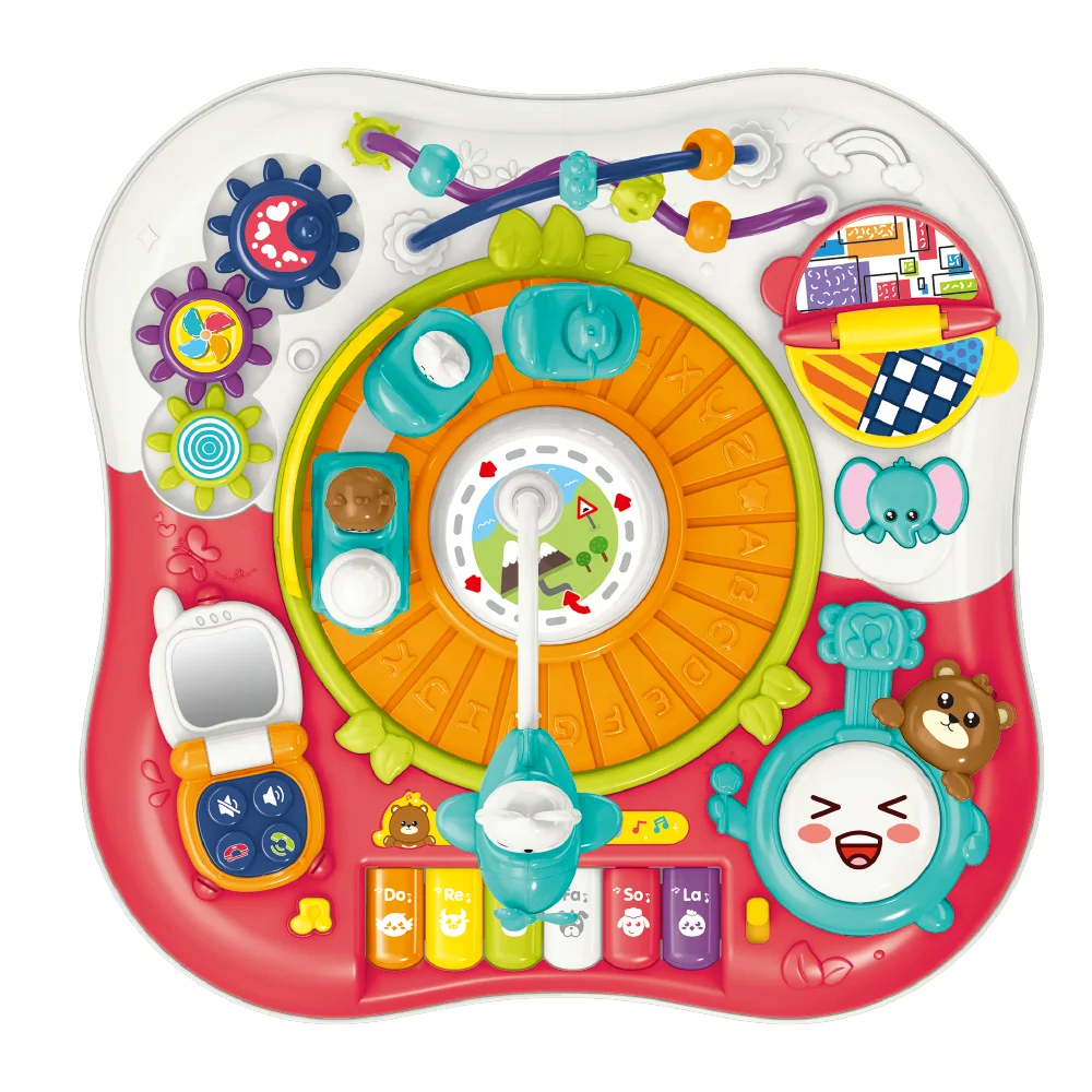 Wholesale Multifunctional 2 In1 Game Table Activity Desk Baby Infant Educational Study Toys