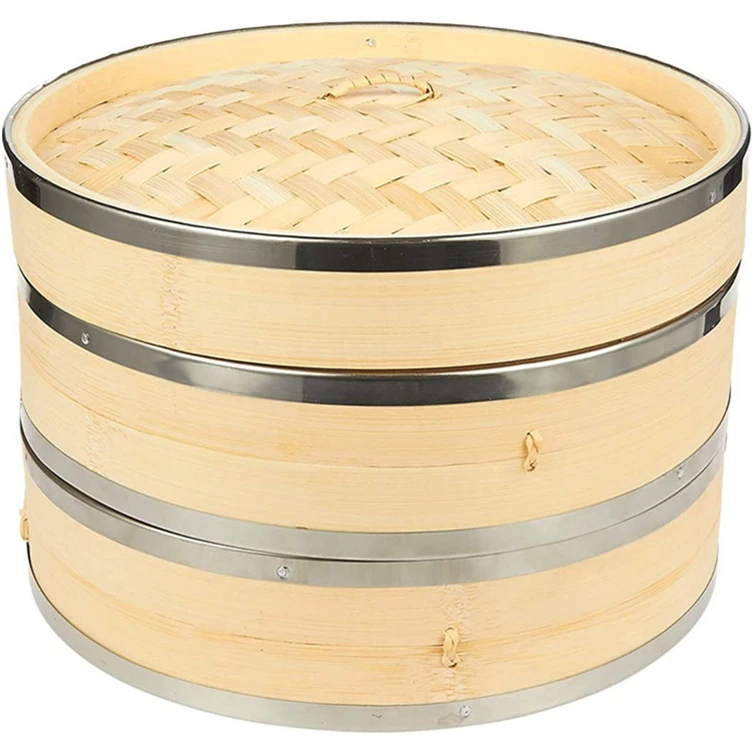 High Quality Bamboo Food Steamer Lifestyle Cookware