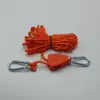 Reflective orange pulley system