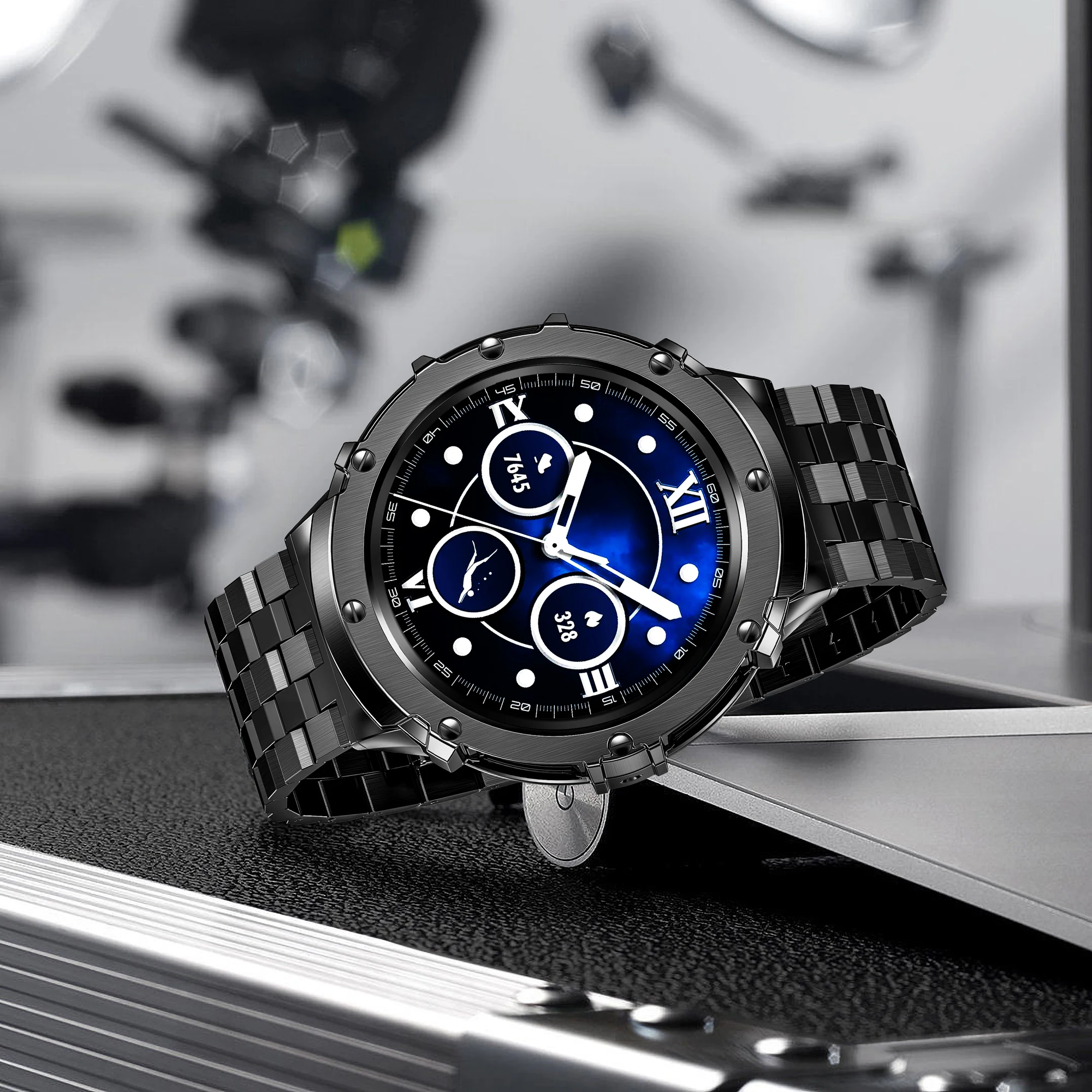 銀黒 Galaxy watch 5 pro 45mm メタルケース 【公式通販】