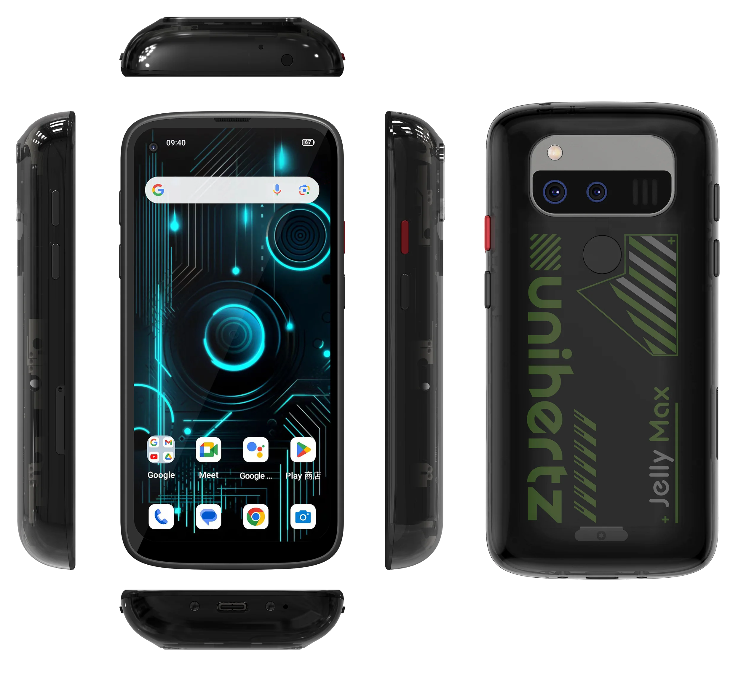 ★美品★uniherz ユニハーツ　jerrymax Android14 Amazon | Unihertz Jelly Max 最小の5G Android 14