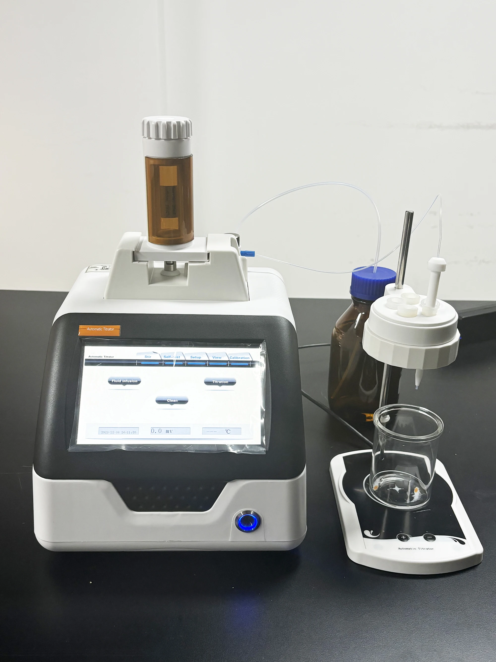 Lab Titrator IKEME High Precision Fully Automatic Potentiometric Titrator Lab ...