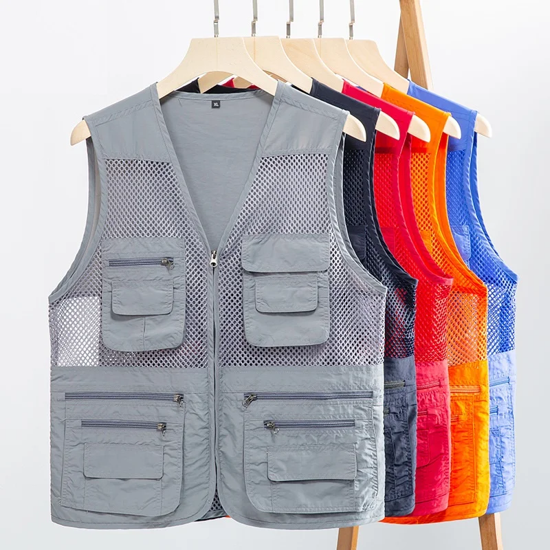 thumbnail image 2 of Multi-Pocket Vest For Men – Water Resistant Polyester For Hunting, Fishing, Hiking, Photography – Unisex 2 of 6