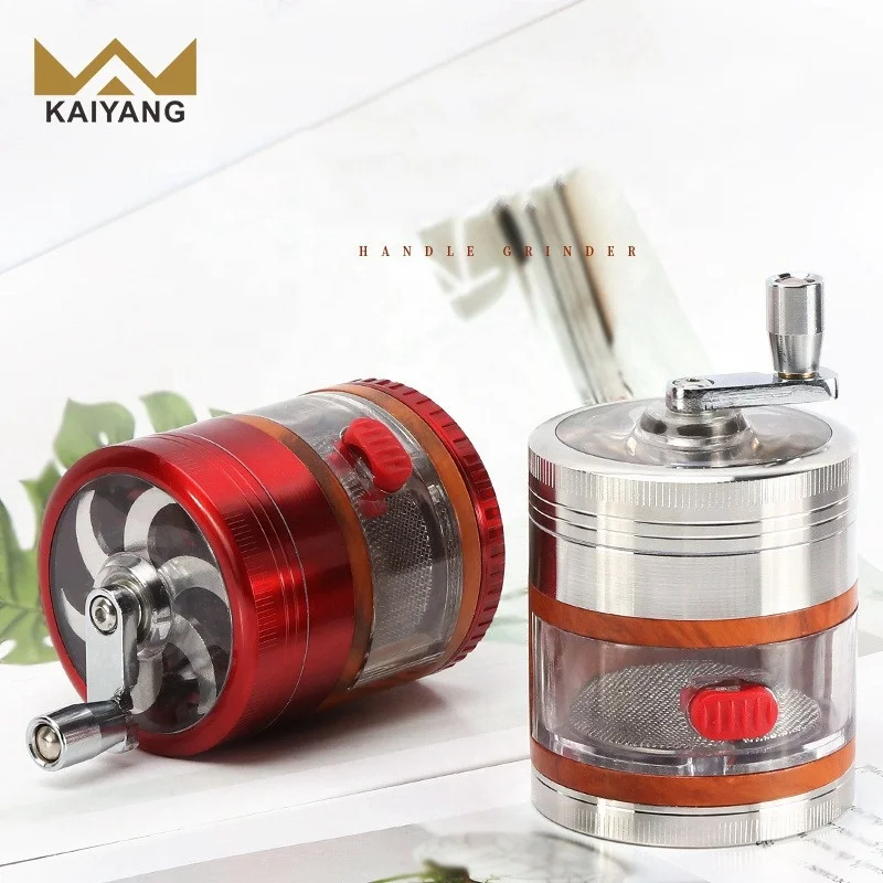 4 Layer Zinc Alloy Herb Grinder