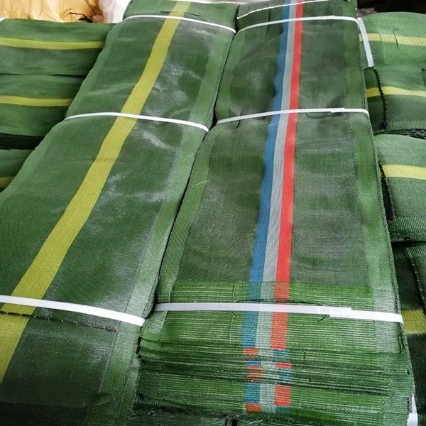 Animal Feeding PE Storage Mesh 27*120cm HDPE Plastic Gravel Bag Silo Bag With Silo Net 25*100cm