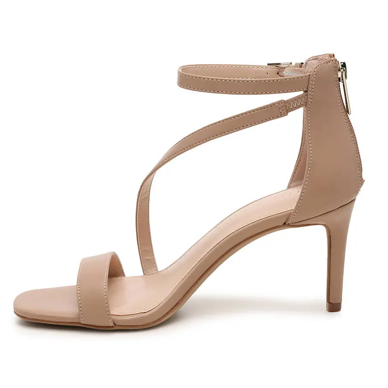 Buy Mast & Harbour Women Cream Coloured Solid Sandals - Heels for Women  4609273 | Myntra