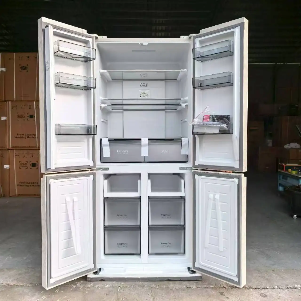 X 506L Large Capacity Home Refrigerator - 4 Doors & Efficient Cooling