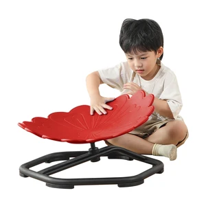 Red Sensory Spinning Chair Kids Autism Plastic Educational Sensory Toy Body Coordination Training Sensory Swivel Chair Children